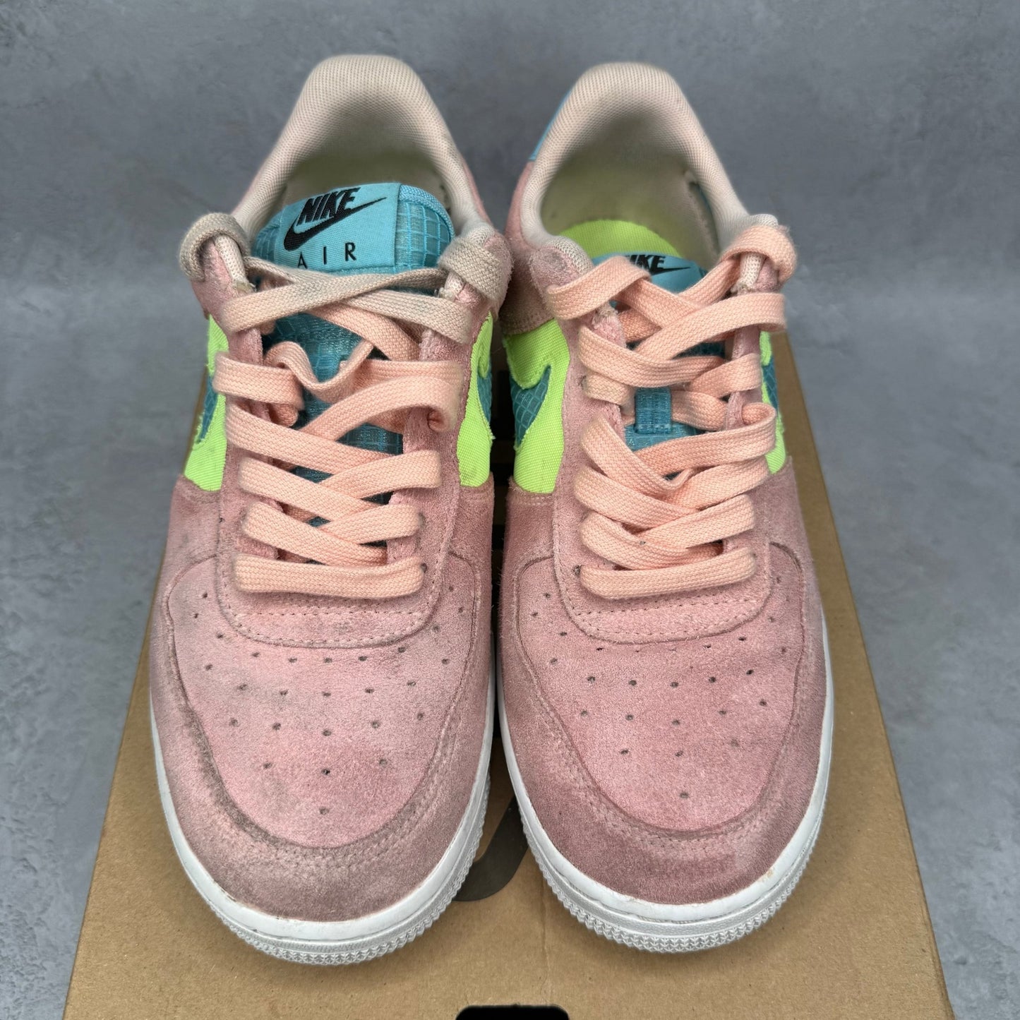 Nike Air Force 1 Low Washed Coral Ghost Green (Women's) *pre - owned* SIZE 7.5W - Kicks Collective PA - Nike - CJ1647-600 - Women's Shoes - 6M/7.5W - Pre - Owned - No Box