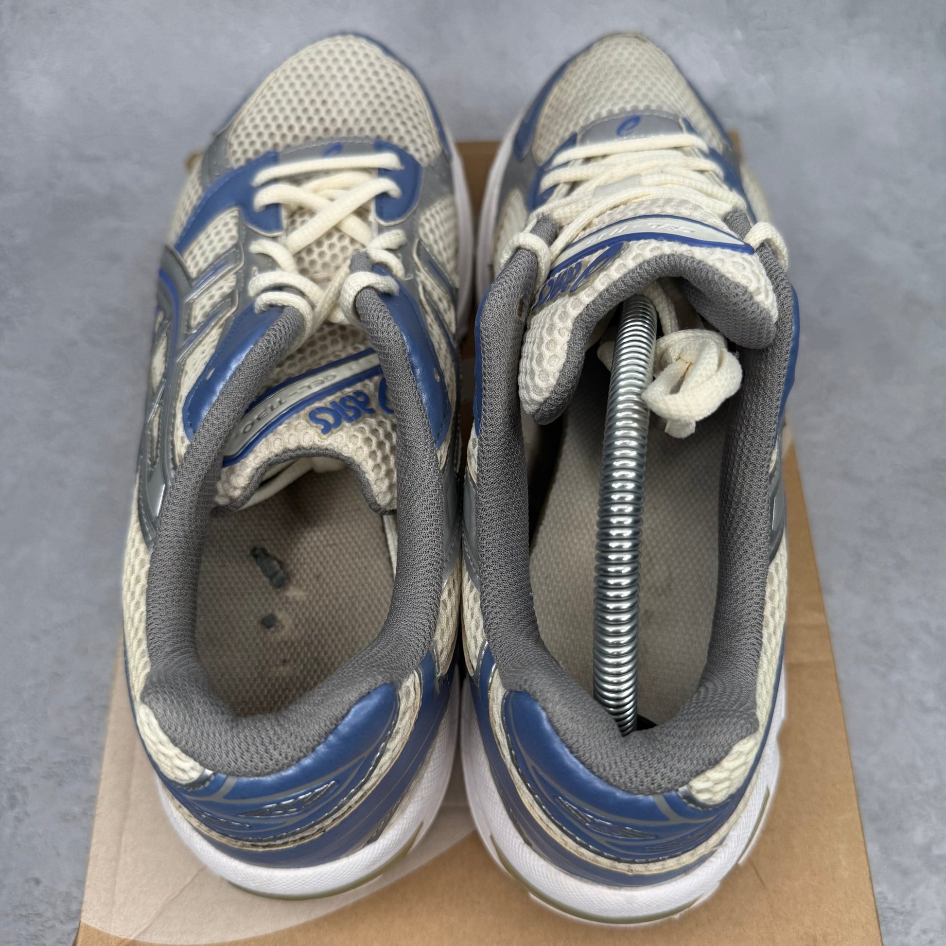 ASICS Gel - 1130 Cream Blueberry *pre - owned* SIZE 9.5 - Kicks Collective PA - ASICS - 1203A609 - 101 - Men's Shoes - 9.5M/11W - Pre - Owned