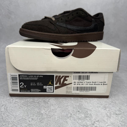 Jordan 1 Retro Low OG SP Travis Scott Velvet Brown (PS)