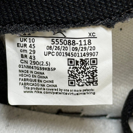 Jordan 1 Retro High White Black Volt University Gold *pre - owned* SIZE 11 - Kicks Collective PA - Jordan - 555088-118 - Men's Shoes - 11M/12.5W - Pre - Owned - Replacement Box