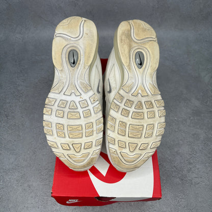 Nike Air Max 97 Triple White Wolf Grey *pre-owned* SIZE 10.5