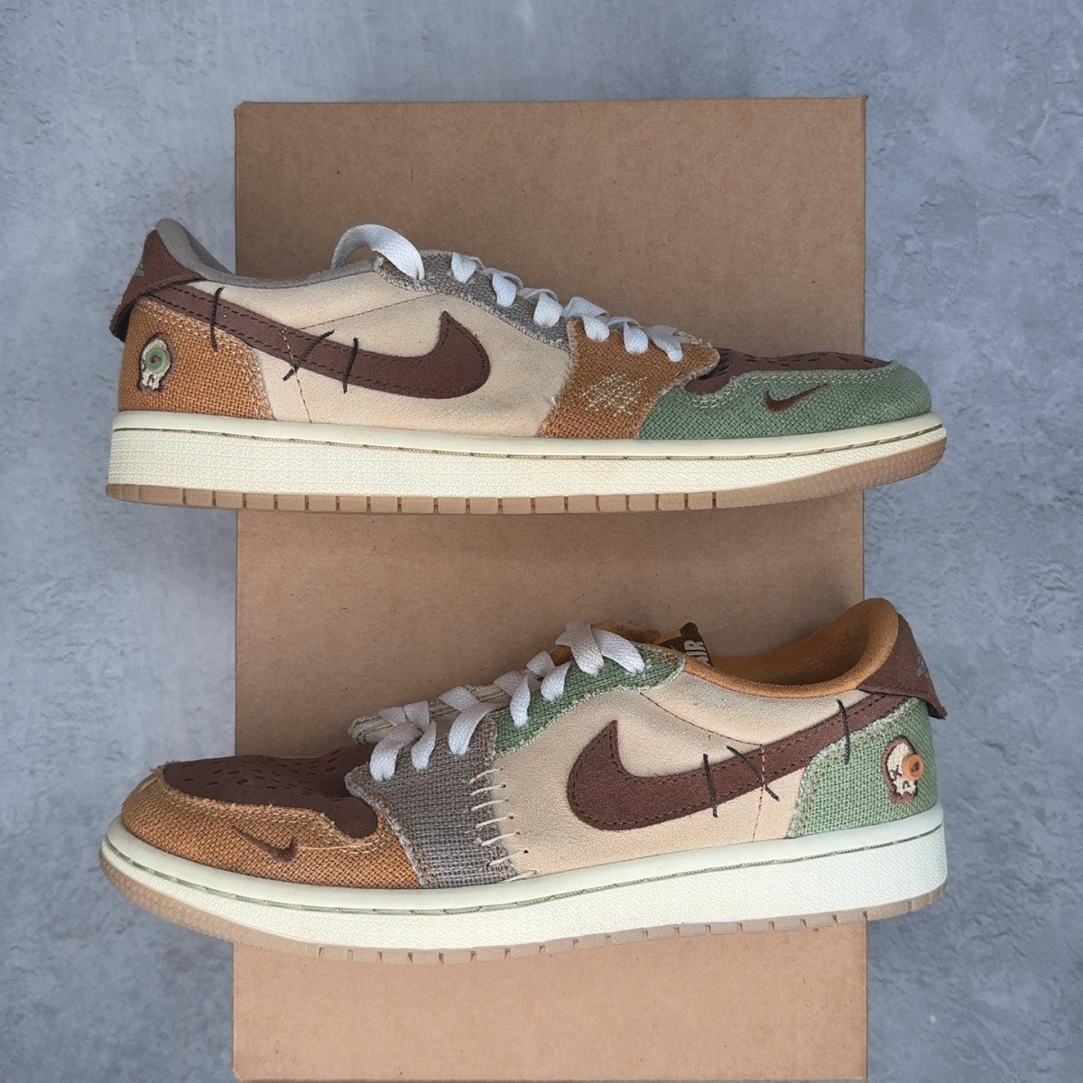Jordan 1 Retro Low OG Zion Williamson Voodoo 7 (Pre-Owned) - Image 1