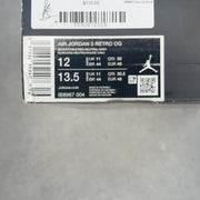 Jordan 3 Retro OG Rare Air 12 (Pre-Owned) - Kicks Collective PA - Jordan - IB8967-004-12-PO-6 - Pre-Owned Sneakers - 12M / 13.5W