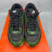 Nike Air Max 90 Green Python *pre-owned* SIZE 9