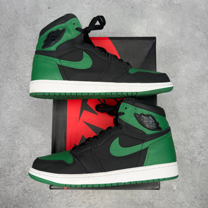 Jordan 1 Retro High Pine Green Black *pre-owned* SIZE 10