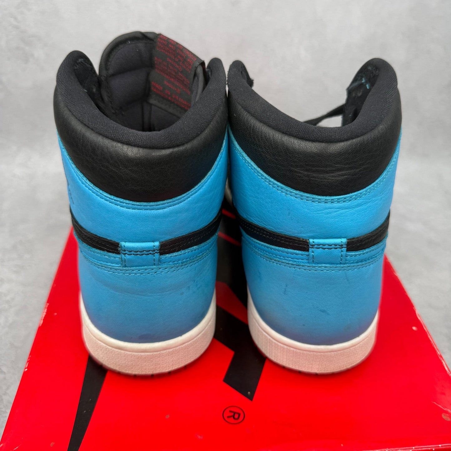 Jordan 1 Retro High NC to Chi (Women's) *pre - owned* SIZE 10W - Kicks Collective PA - Jordan - CD0461-046 - Women's Shoes - 8.5M/10W - Pre - Owned - Original Box (Damaged)