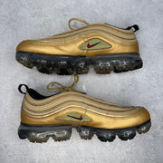 Nike Air VaporMax 97 Metallic Gold *pre - owned* SIZE 9.5 - Kicks Collective PA - Nike - AJ7291-700 - Men's Shoes - 9.5M/11W - Pre - Owned - No Box