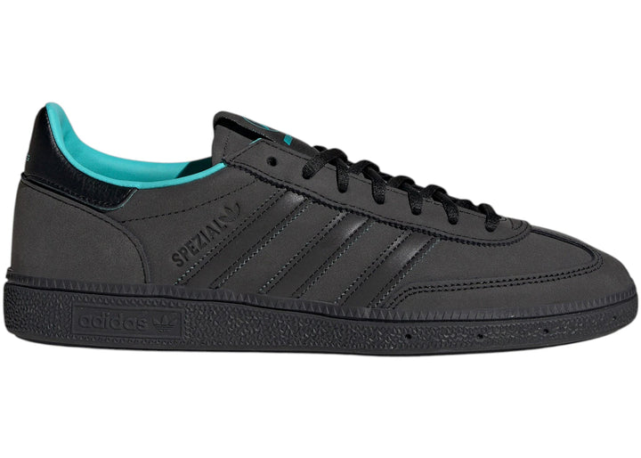 adidas Handball Spezial Mercedes AMG Petronas F1 Team Black Semi Mint Rush - Kicks Collective PA - adidas - KJ1195 - Men's Shoes - 12.5M/14W - Brand New