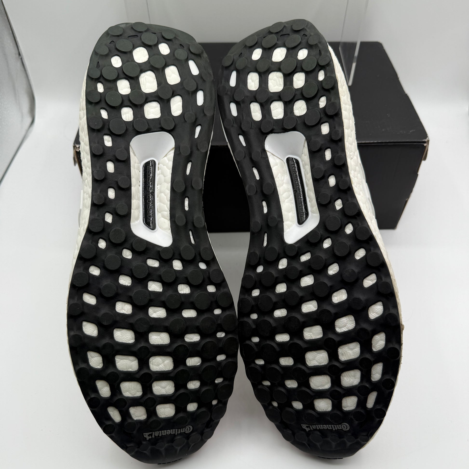 adidas Ultra Boost 1.0 Multi-Color Toe White soles of shoe