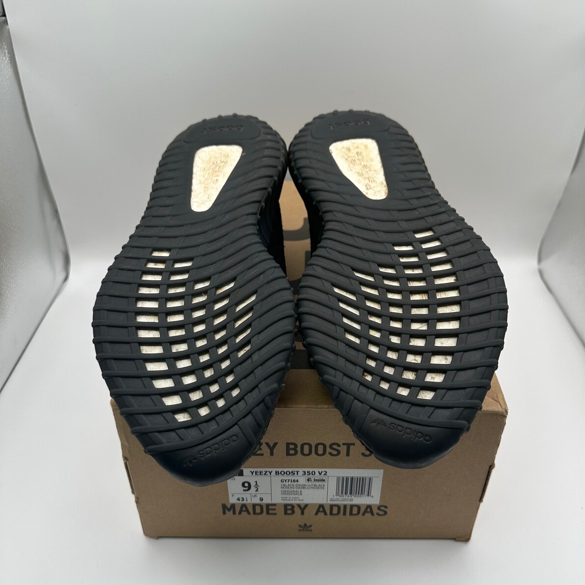 adidas Yeezy Boost 350 V2 Dazzling Blue Soles of Shoes