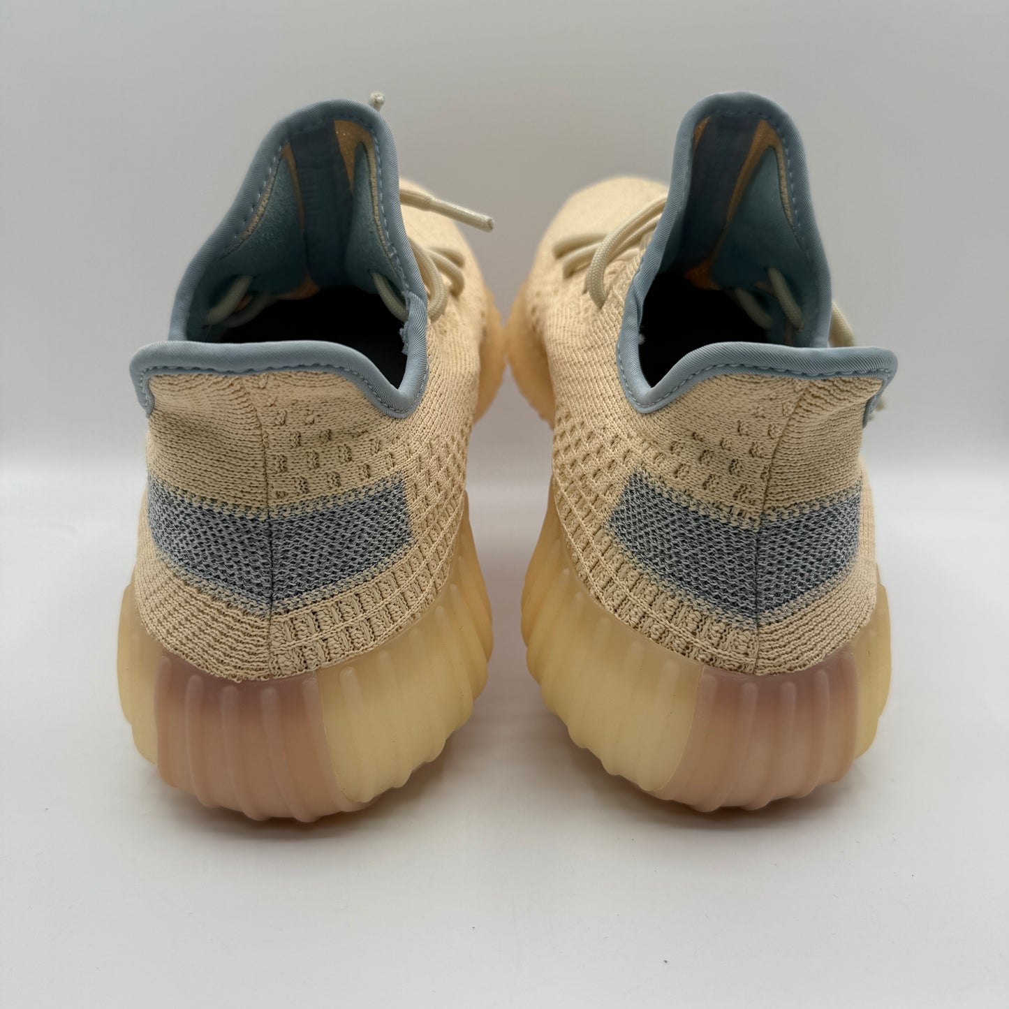 adidas Yeezy Boost 350 V2 Linen back of shoe