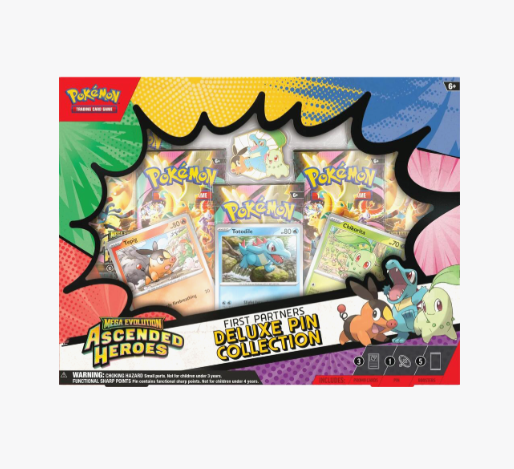 2026 Pokemon Mega Evolution Ascended Heroes Deluxe Pin Collection Box