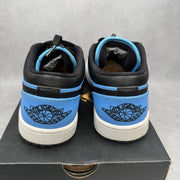 Jordan 1 Low University Blue Black *pre - owned* SIZE 8 - Kicks Collective PA - Jordan - 553558-403 - Men's Shoes - 8M/9.5W - Pre - Owned