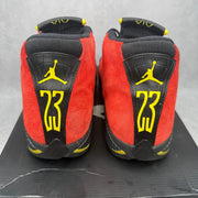 Jordan 14 Retro Challenge Red Toro Ferrari *pre-owned* SIZE 13