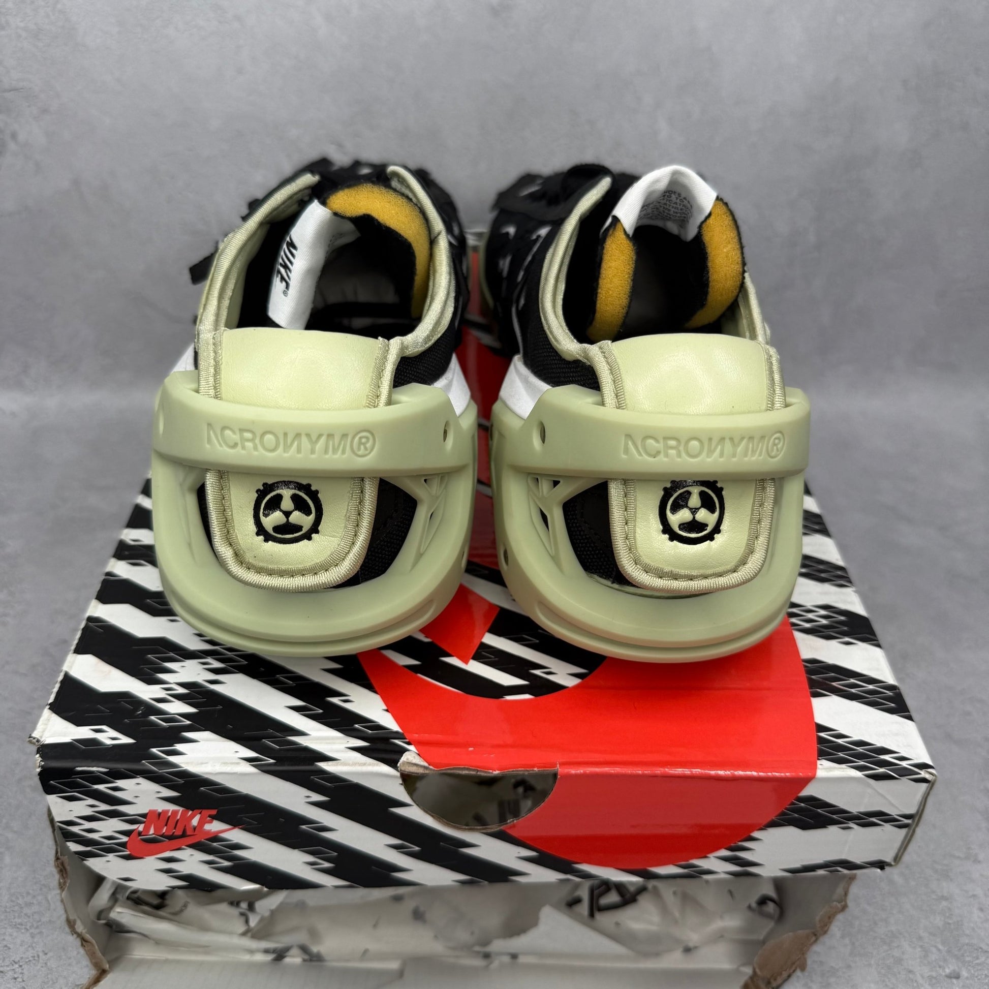 Nike Blazer Low Acronym Black Olive Aura - Kicks Collective PA - Nike - DO9373-001 - Men's Shoes - 11M/12.5W - Brand New - Original Box (Damaged)