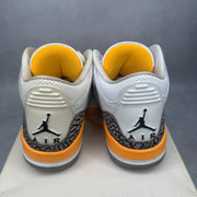 Jordan 3 Retro Laser Orange (Women's) pre-owned size 9W