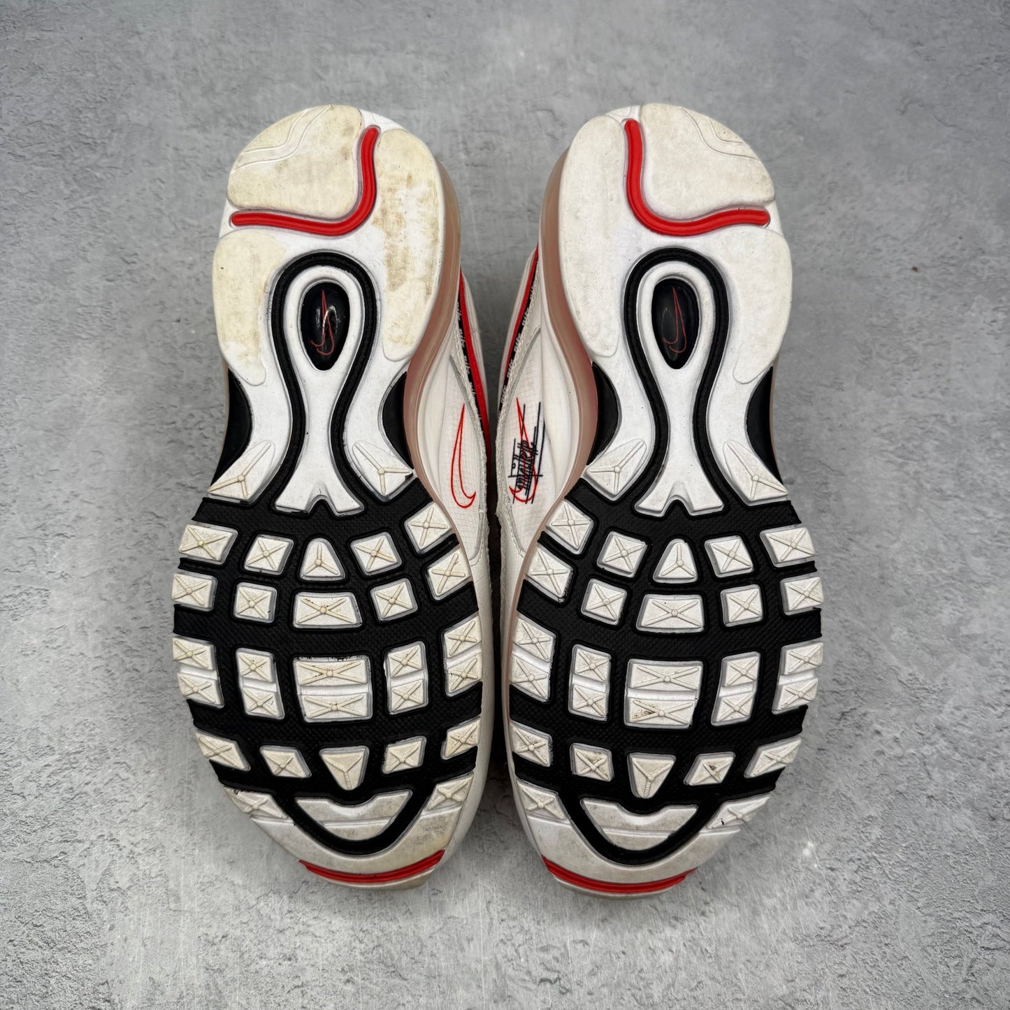 Nike Air Max 97 Script Swoosh Pack (GS) *pre - owned* SIZE 5Y - Kicks Collective PA - Nike - CQ4817-100 - Kid's Shoes - 5Y - Pre - Owned - No Box