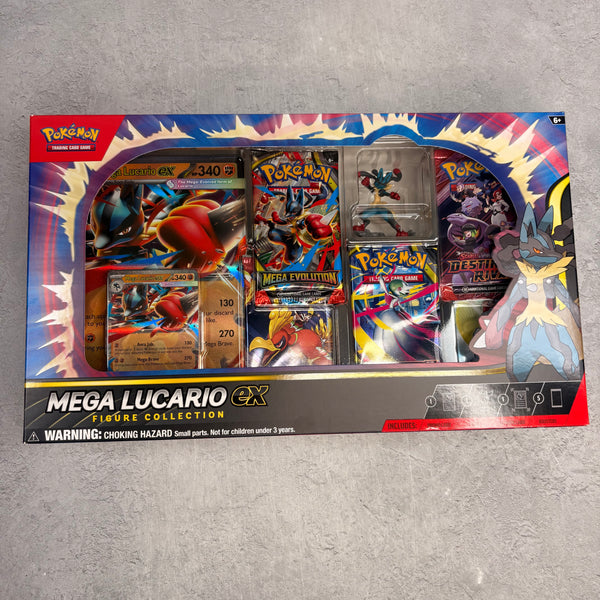 2025 Pokémon Mega Evolution Mega Lucario ex Figure Collection Box