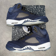 Jordan 5 Retro Midnight Navy pre-owned size 10.5