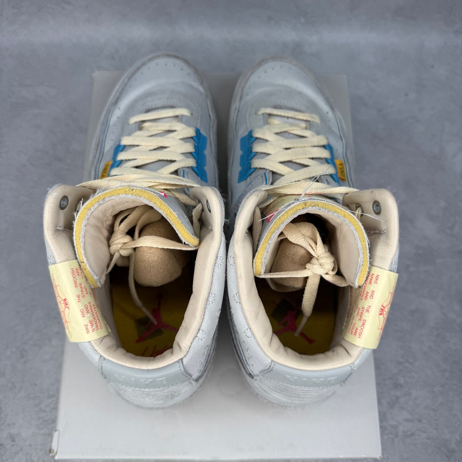 Jordan 2 Retro SP Union Grey Fog *pre - owned* SIZE 11 - Kicks Collective PA - Jordan - DN3802-001 - Men's Shoes - 11M/12.5W - Pre - Owned