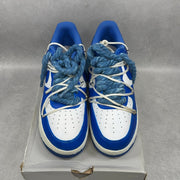 Nike Air Force 1 Low '07 Medium Blue Custom 10 (Pre-Owned) - tag