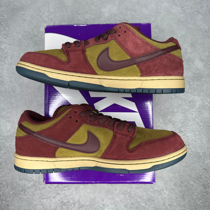 Nike SB Dunk Low Dark Team Red Olive Flak