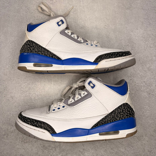 Jordan 3 Retro Racer Blue *pre - owned* SIZE 9 - Kicks Collective PA - Jordan - CT8532-145 - Men's Shoes - 9M/10.5W - Pre - Owned - No Box