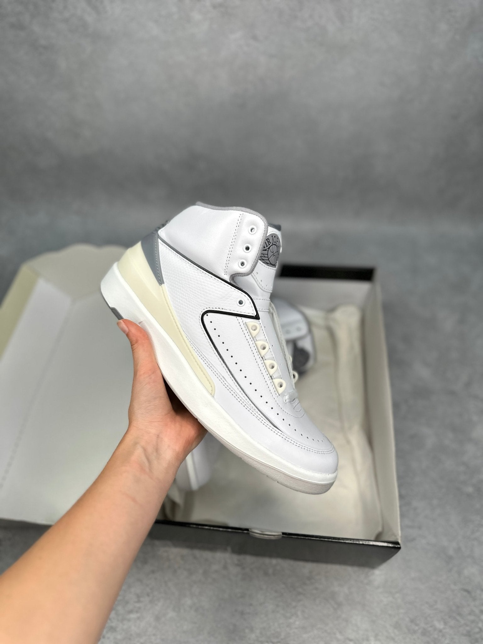 Jordan 2 Retro Cement Grey - Kicks Collective PA - Jordan - DR8884 - 100 - Men's Shoes - 10M/11.5W - Brand New