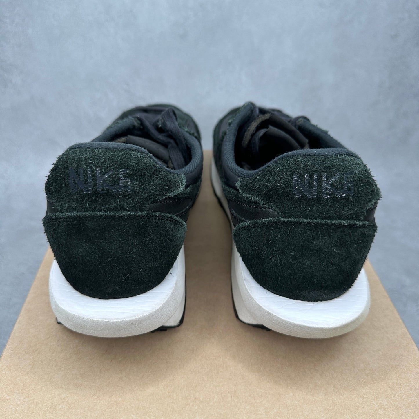 Nike LD Waffle sacai Black Nylon *pre-owned* SIZE 12