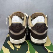 Bapesta Sk8 Sta Brown Ivory Brown *pre-owned* SIZE 9