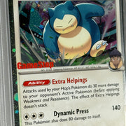 Hop's Snorlax - 117/159 (GameStop) (Cosmos Holo) PSA 10 GEM MINT