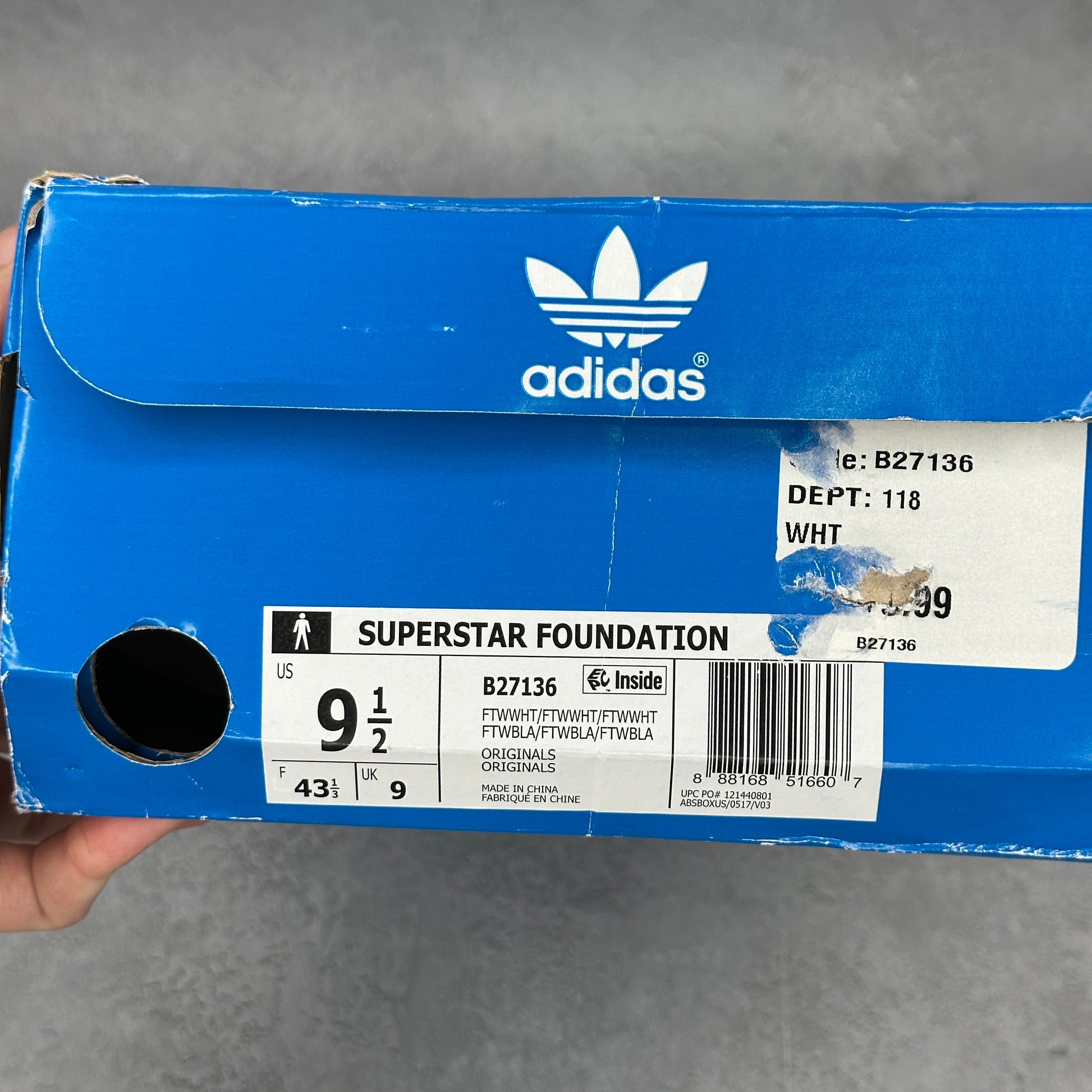 adidas Superstar Foundation White/White