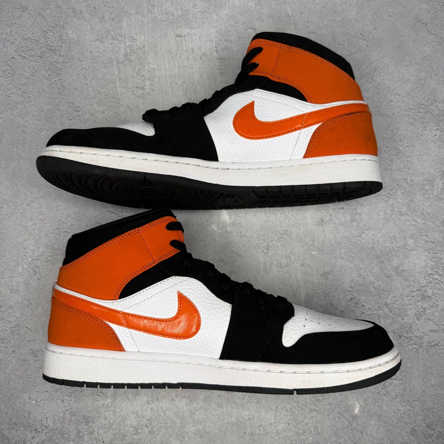 Jordan 1 Mid Shattered Backboard *pre - owned* SIZE 12 - Kicks Collective PA - Jordan - 554724-058 - Men's Shoes - 12M/13.5W - Pre - Owned - No Box