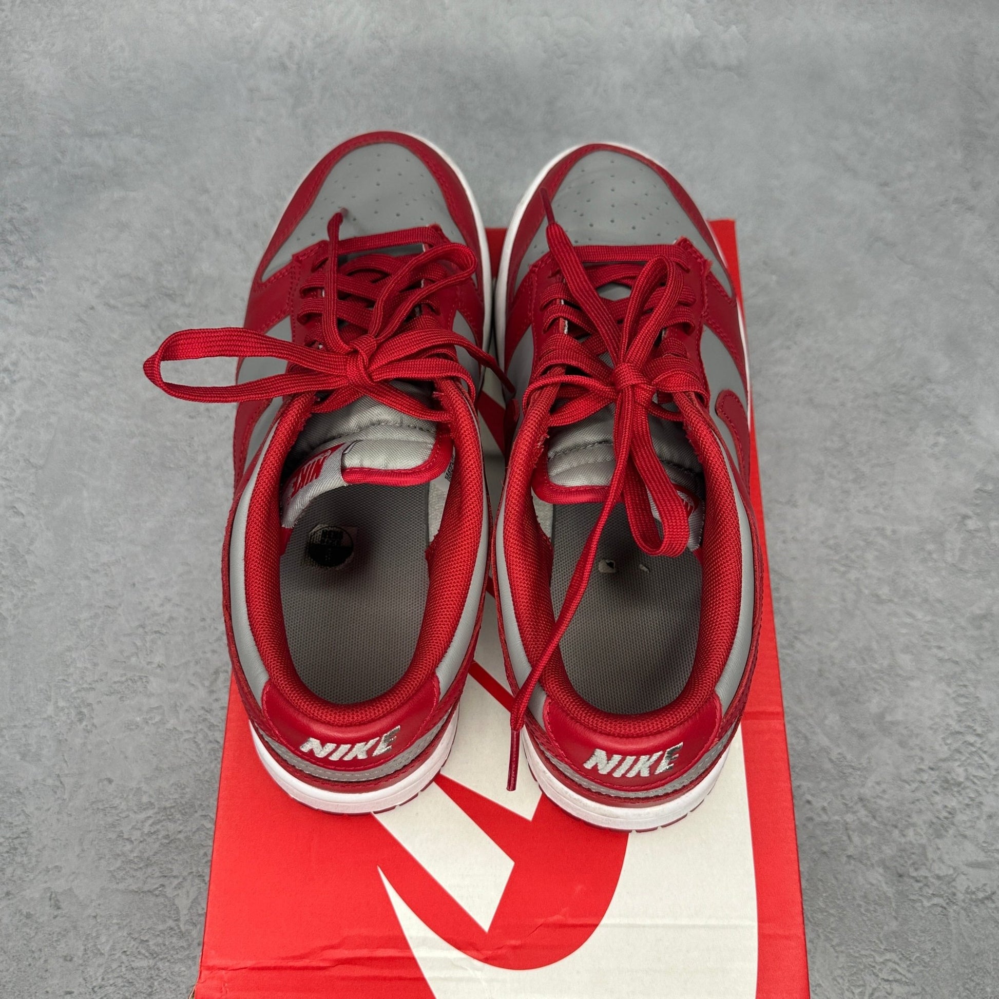 Nike Dunk Low Retro UNLV (2021) *pre - owned* SIZE 8 - Kicks Collective PA - Nike - DD1391 - 002 - Men's Shoes - 8M/9.5W - Pre - Owned