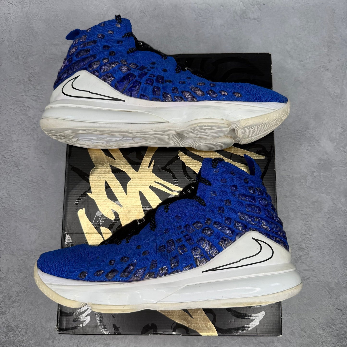 Nike LeBron 17 More Than An Athlete *pre - owned* SIZE 11 - Kicks Collective PA - Nike - CT3464-400/CT3465-400 - Men's Shoes - 11M/12.5W - Pre - Owned