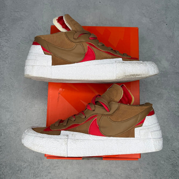 Nike Blazer Low sacai British Tan *pre - owned* SIZE 11 - Kicks Collective PA - Nike - DD1877-200 - Men's Shoes - 11M/12.5W - Pre - Owned