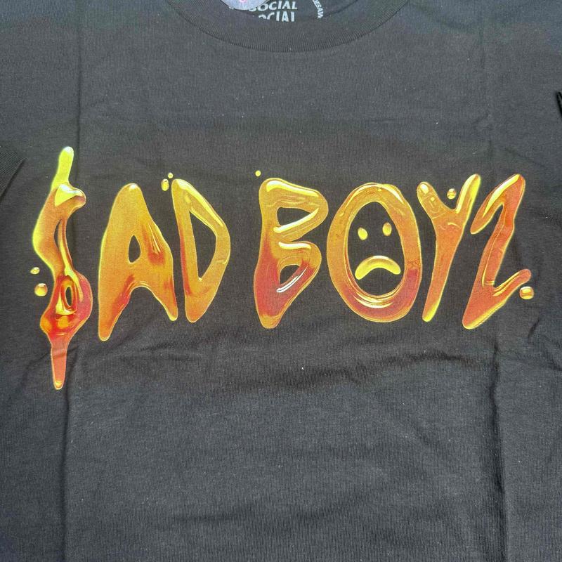 Anti Social Social Club Sadboyz Sad Boyz Honey Tee Black