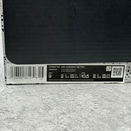 Jordan 7 Retro White Infrared VNDS *pre-owned* SIZE 9