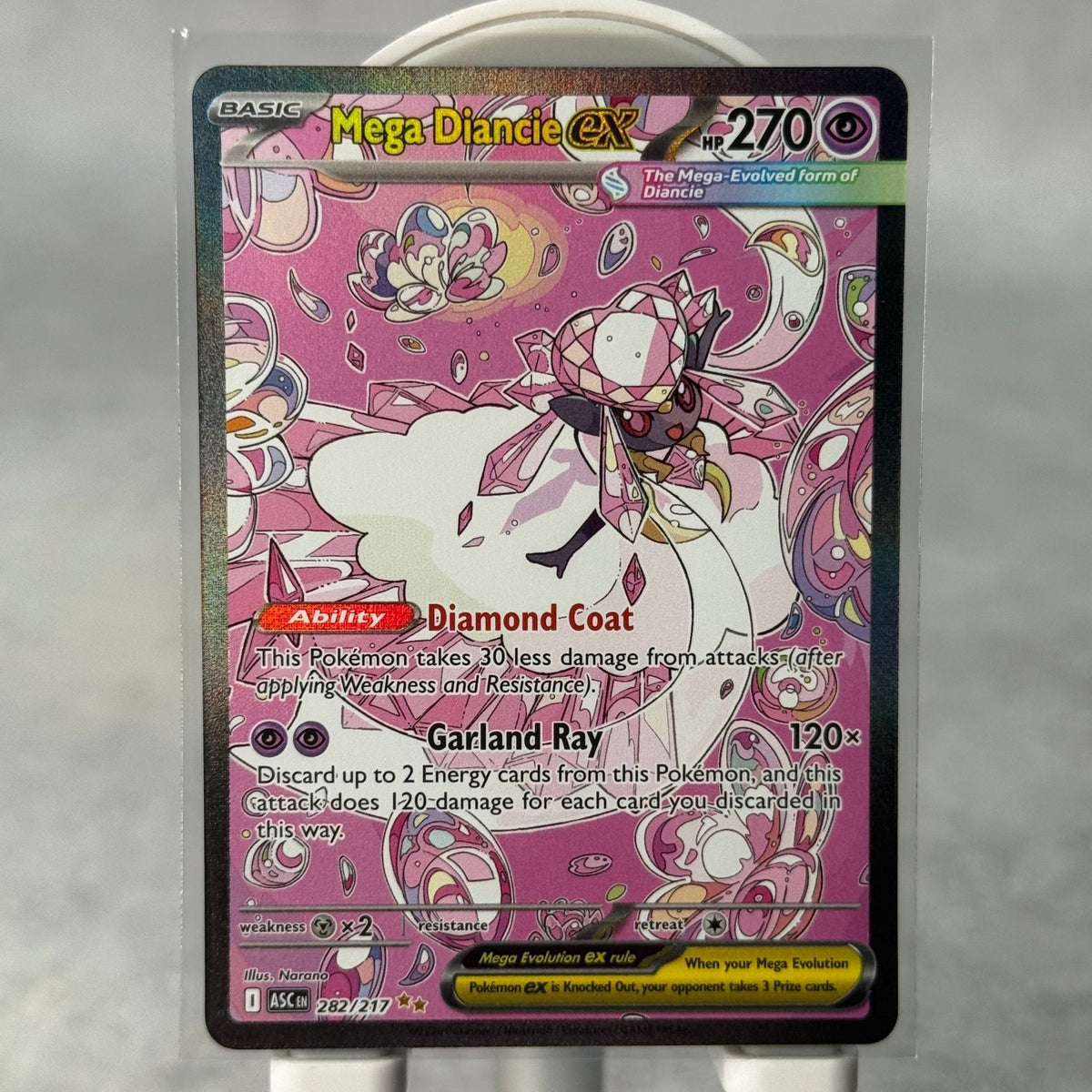 Pokemon Mega Diancie ex 282/217 Ascended Heroes - Image 1