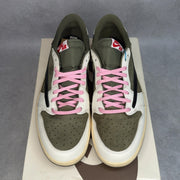 Jordan 1 Retro Low OG SP Travis Scott Medium Olive 13 (Pre-Owned) - tag