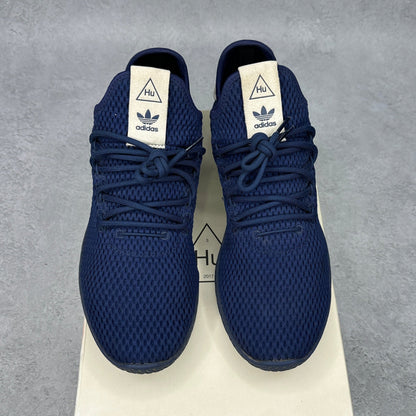 adidas Tennis Hu Pharrell Solid Dark Blue *pre - owned* SIZE 9.5 - Kicks Collective PA - adidas - BY8719 - Men's Shoes - 9.5M/11W - Pre - Owned