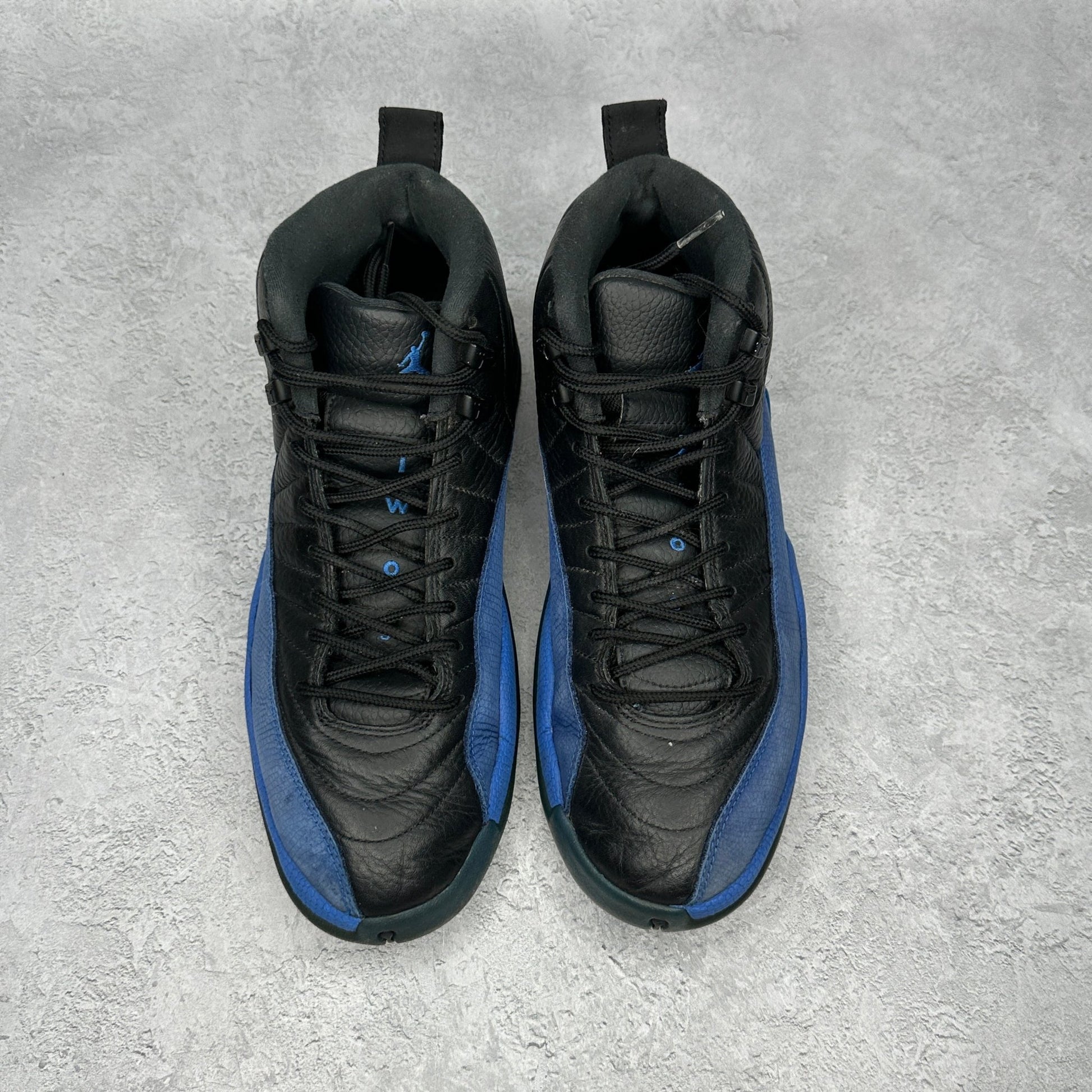 Jordan 12 Retro Black Game Royal *pre - owned* SIZE 10 - Kicks Collective PA - Jordan - 130690 - 014 - Men's Shoes - 10M/11.5W - Pre - Owned
