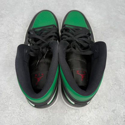 Jordan 1 Mid Green Toe *pre-owned* SIZE 10