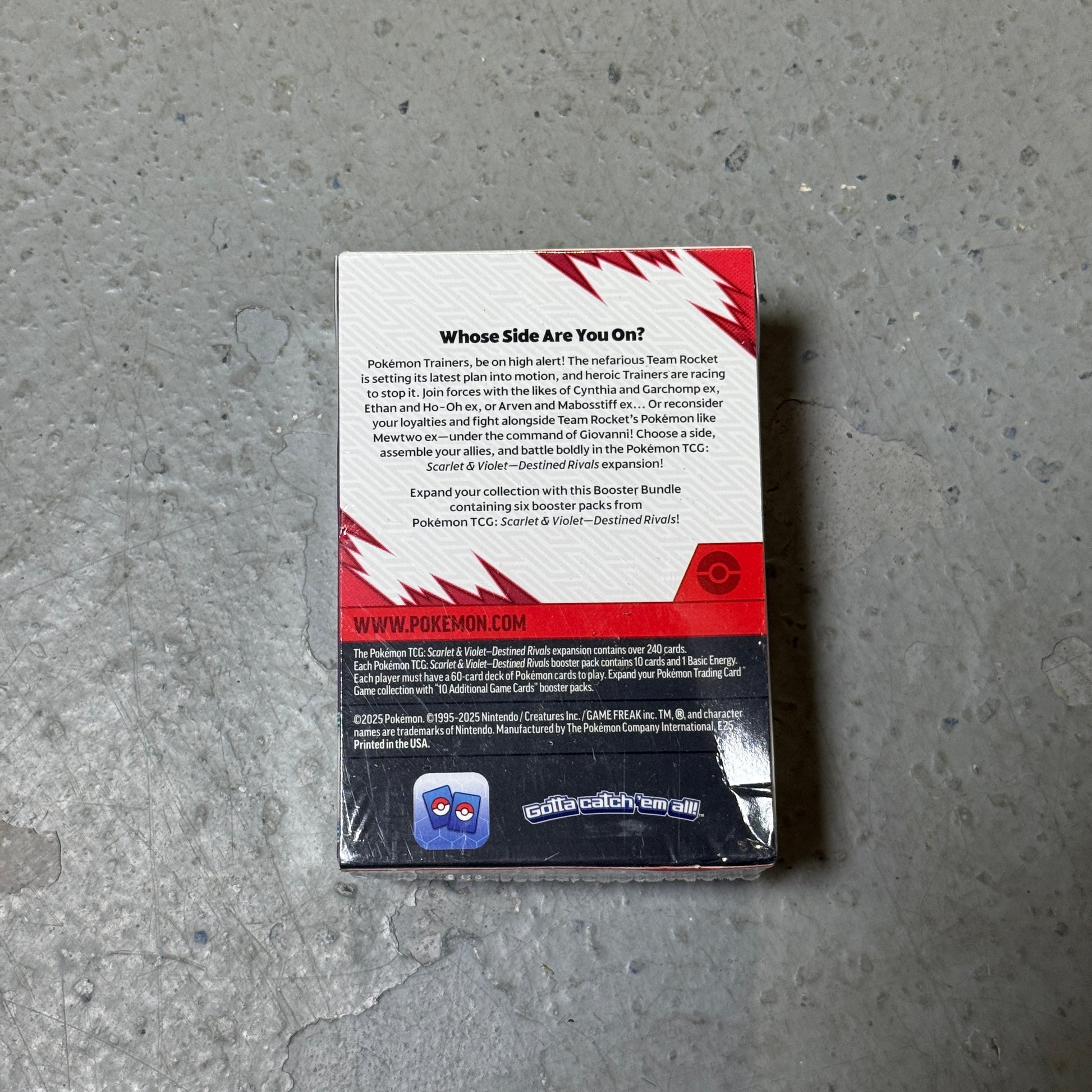 2025 Pokémon Scarlet & Violet Destined Rivals Booster Bundle
