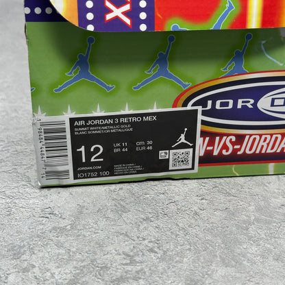 Jordan 3 Retro El Vuelo Summit White