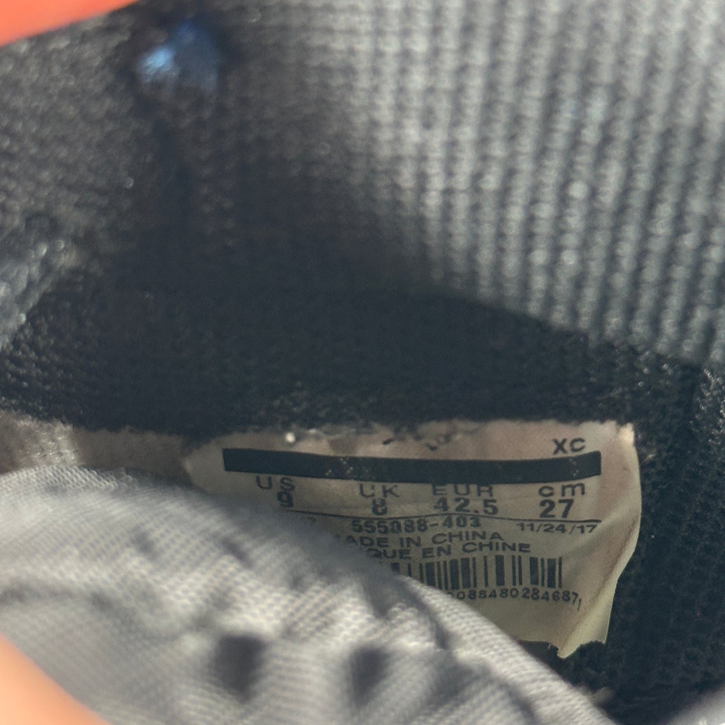 Jordan 1 Retro High Game Royal (FRAGMENT CUSTOM) *pre-owned* SIZE 9