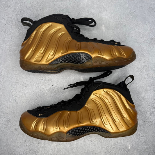 Nike Air Foamposite One Metallic Gold *pre - owned* SIZE 10.5 - Kicks Collective PA - Nike - 314996-700 - Men's Shoes - 10.5M/12W - Pre - Owned - No Box
