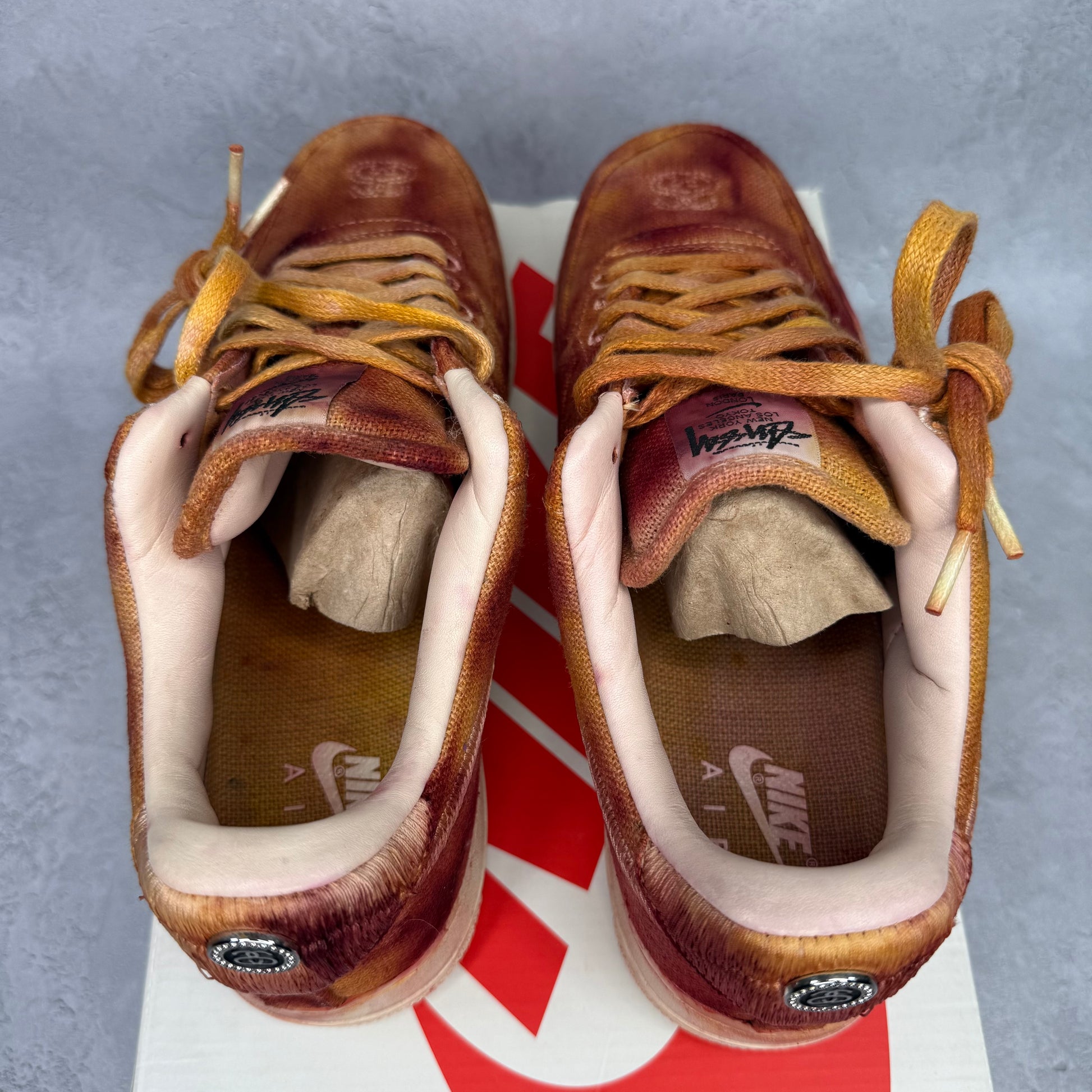 Nike Air Force 1 Stussy Low x Lookout & Wonderland Hand Dyed NEW YORK