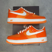 Nike Air Force 1 Low '07 Orange White Patent 11.5 (Pre-Owned) - front