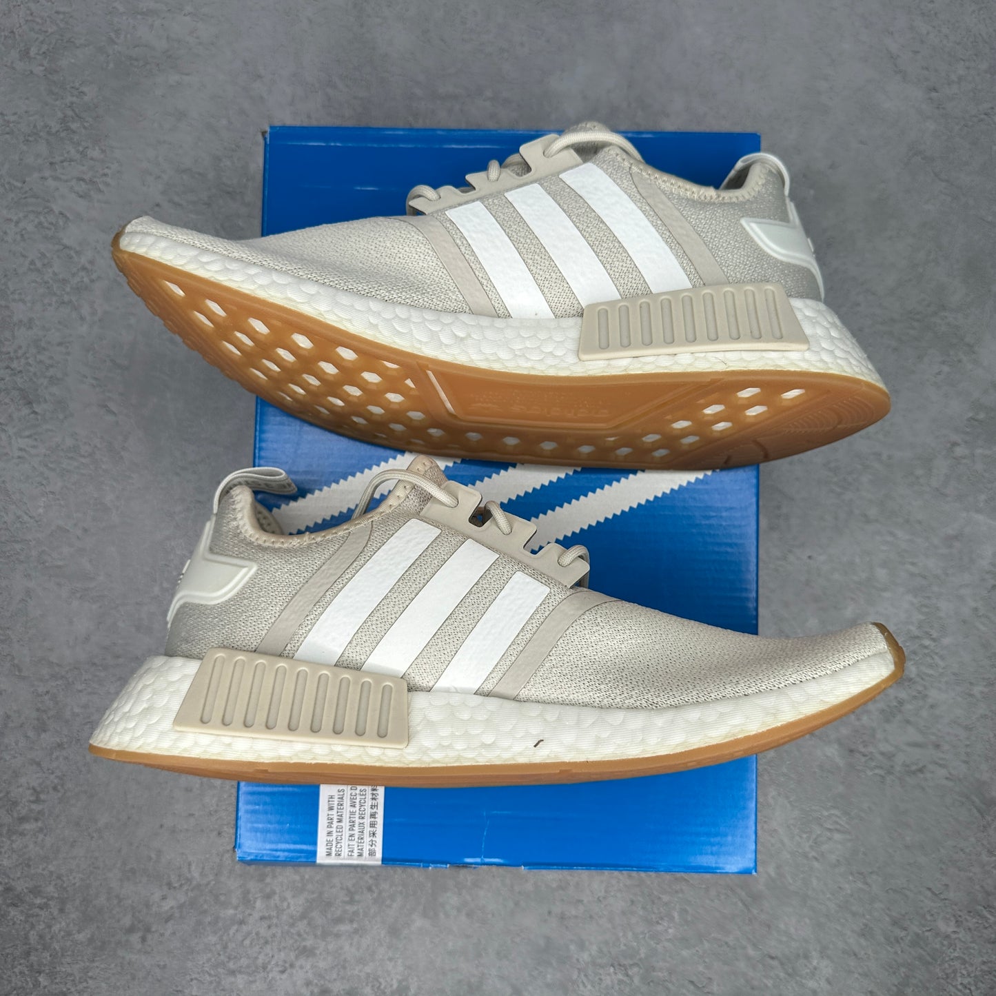 adidas NMD R1 Aluminium Cloud White Gum